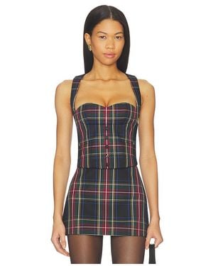 retroféte Donella Waistcoat - Black