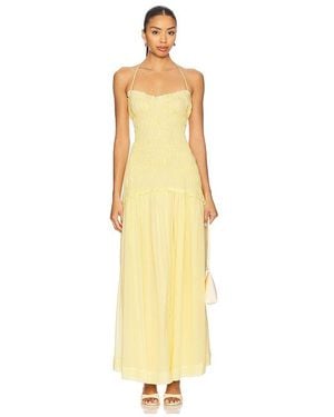 Lovers + Friends Alessia Maxi Dress - Metallic
