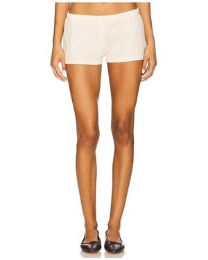 Bella Venice The Luna Knit Short - White