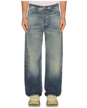 Brain Dead Type 00 15Oz Selvedge Denim Pant - Blue