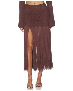 Devon Windsor Edna Maxi Skirt - Brown
