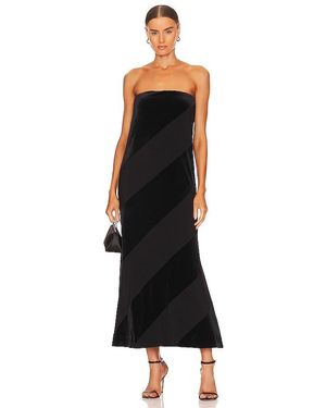 Norma Kamali Spiral Strapless Dress - Black