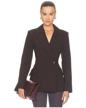 Jonathan Simkhai Surabhi Hourglass Blazer - Black