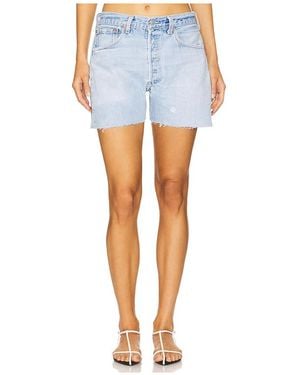 aligrace Tilted Pocket Short En Color Azul Talla En