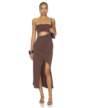 LSPACE Maxikleid Salty Blonde - Braun