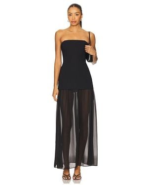 Amanda Uprichard Kleid Linda - Schwarz
