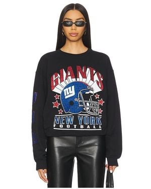 Junk Food Giants Glitter Helmet Crew Fleece - Blue