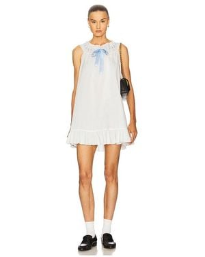 Helsa Summer Vintage Nightgown - White