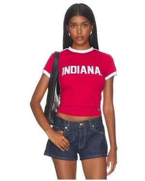 Hype and Vice Indiana Goalie Baby Tee - Red