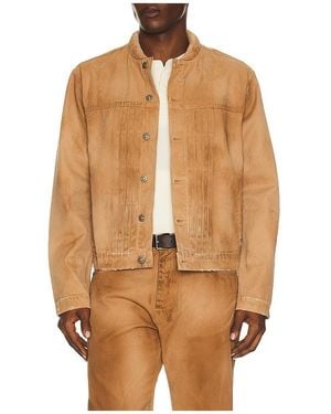 424 Collection Trucker Jacket - Brown