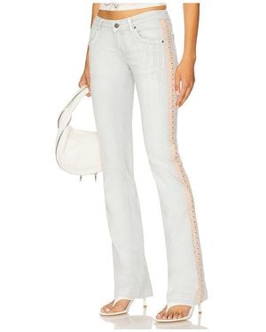 Jaded London Hook & Eye Jean - White