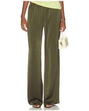 Lovers + Friends Alette Satin Trousers - Green