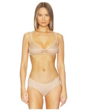 Commando Invisible Lift Triangle Bralette - Natural
