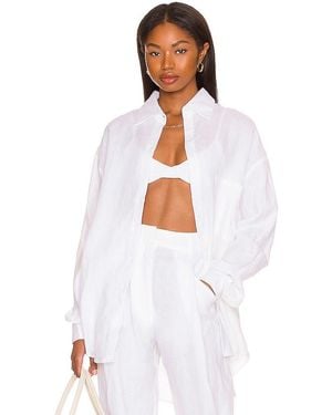 AEXAE Linen Woven Shirt - White