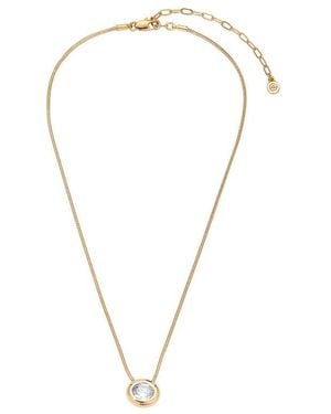 Ettika Donut Crystal Pendant Necklace - Black