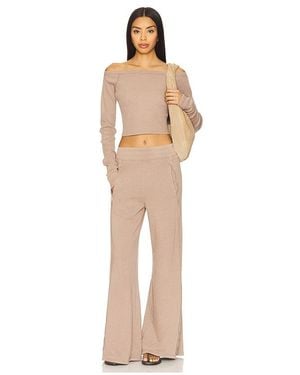 Free People X Fp Movement Go To Long Sleeve Set - Natural