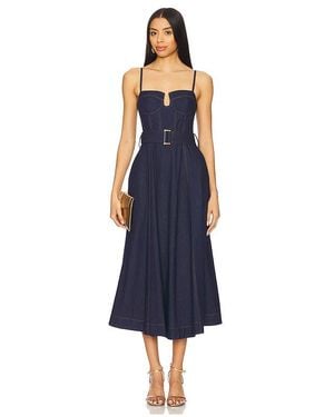 Karina Grimaldi Midi-Kleid Maverick - Blau