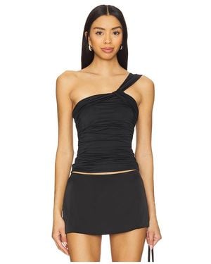 superdown Maurie Twisted Top - Black