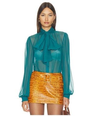 retroféte Halsi Top - Blue