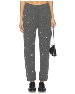 Jonathan Simkhai Kandace Embellished Jogger - Grey