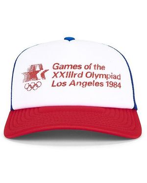 Olympics Heritage Los Angeles 84 Games Foam Trucker Hat - Red