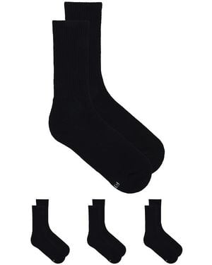 Skims Tube Crew Sock 3 Pack - Black