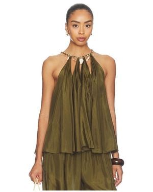 Zimmermann Mahon Blouse - Green