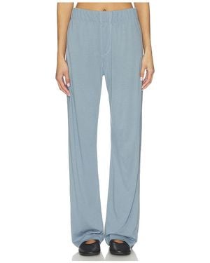 ÉTERNE Butter Rib Lounge Pant - Blue