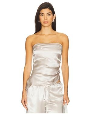 Tyler McGillivary Estelle Tube Top - White