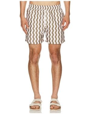 Oas Short De Bain Fine En Cream, Taille Also En S, M, Xl/1X - Blanc