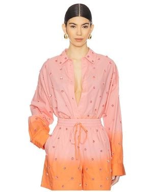 Essentiel Antwerp Bluse Mit Verzierungen Harkansas - Pink