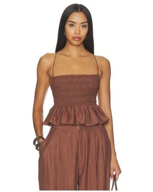 MOTHER OF ALL Taylor Top - Brown