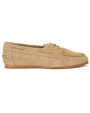 Jonathan Simkhai Danner Suede Boat Shoe - White