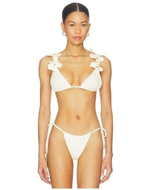 Bahia Maria Flore Bikini Top - Natural