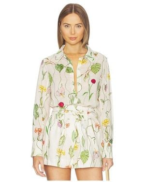 Cara Cara CHEMISE À MANCHES LONGUES RELAXED en Cream - Neutre