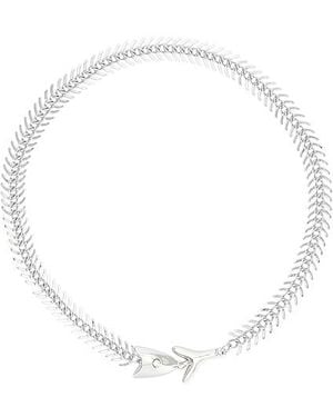 Frasier Sterling X For Love & Lemons Off The Hook Necklace - Metallic