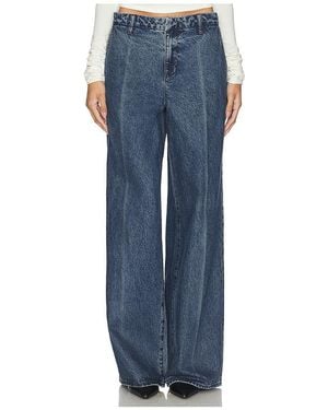 GRLFRND Sutton Wide Leg Trouser Jeans En Color Azul Talla (También En 24, 25, 26, 27, 32)