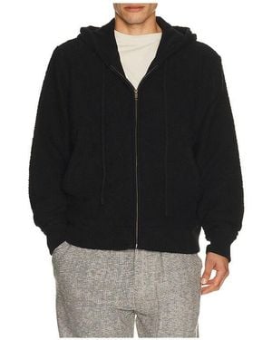 Isa Boulder Node Zip-Up Jacket - Black