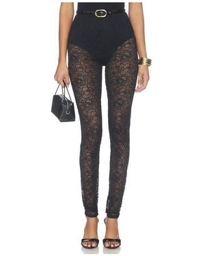 Kiki de Montparnasse Anemone Lace Legging - Black
