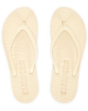 Sleeper Slim Flip Flop - White
