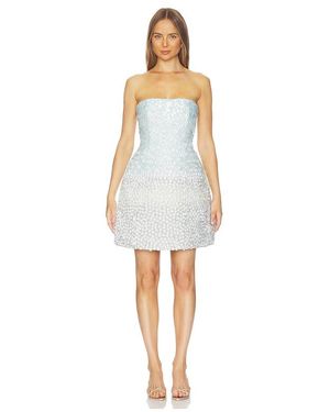 La Fuori Embroidered Dress - White