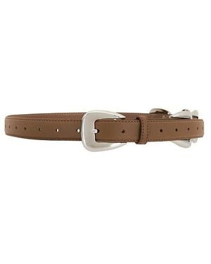 ROKH Multi Buckle Belt - White