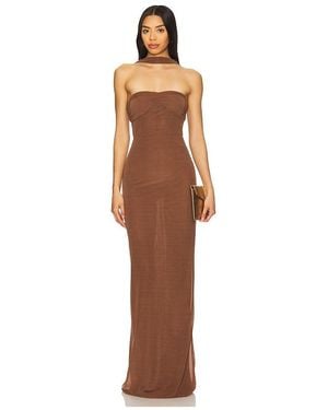 Camila Coelho Terese Gown - Brown