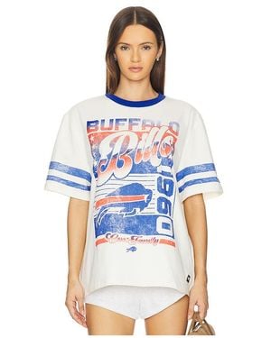 The Wild Collective Buffalo Bills Premium Band Tee - White