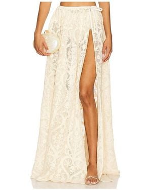 SAU LEE Amare Maxi Skirt - Natural