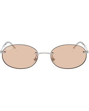 Ray-Ban Oval Sunglasses - Metallic