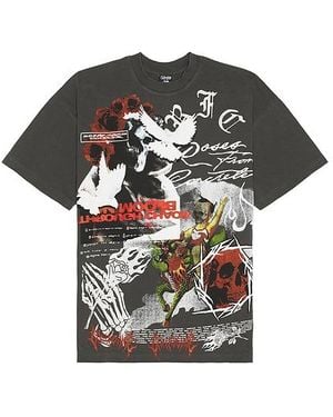 Civil Regime Bloom Oversized Tee - Black