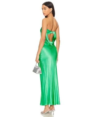 Bec & Bridge Moon Dance ストラップレスドレス - グリーン