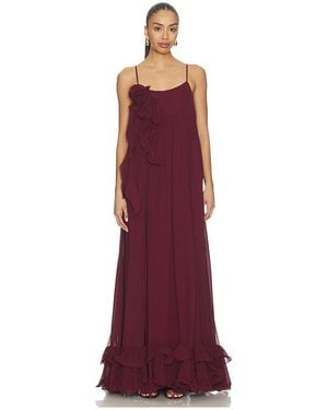 Aniye Records Long Dress - Red