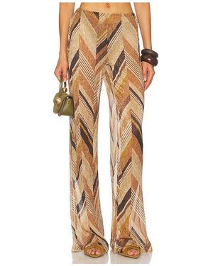 Devon Windsor Ollie Wide Leg Pant - Natural